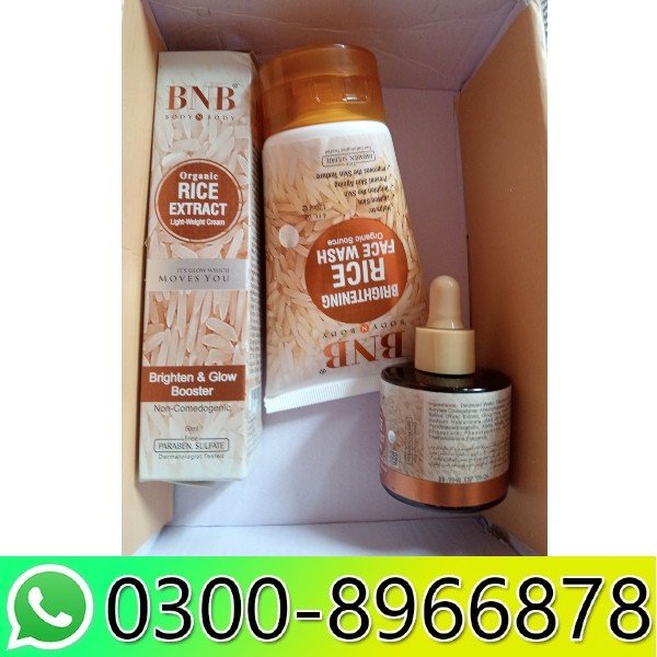 Bnb Rice Extract Bright & Glow Kit In Pakistan