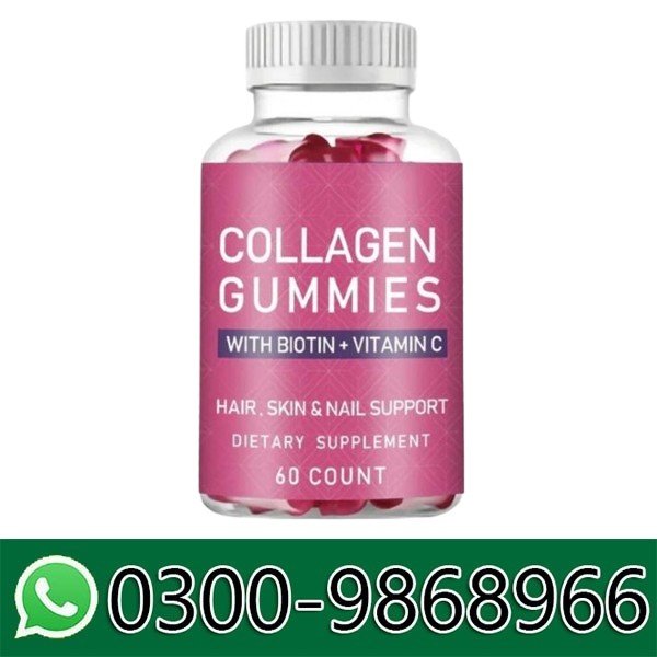 Collagen Gummies with Biotin + Vitamin C Now in Pakistan