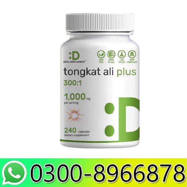 Tongkat Ali 1100mg Per Serving, 240 Capsules In Pakistan