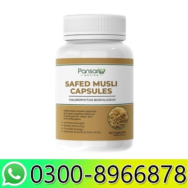 Indian Safed Musli Capsule In Pakistan