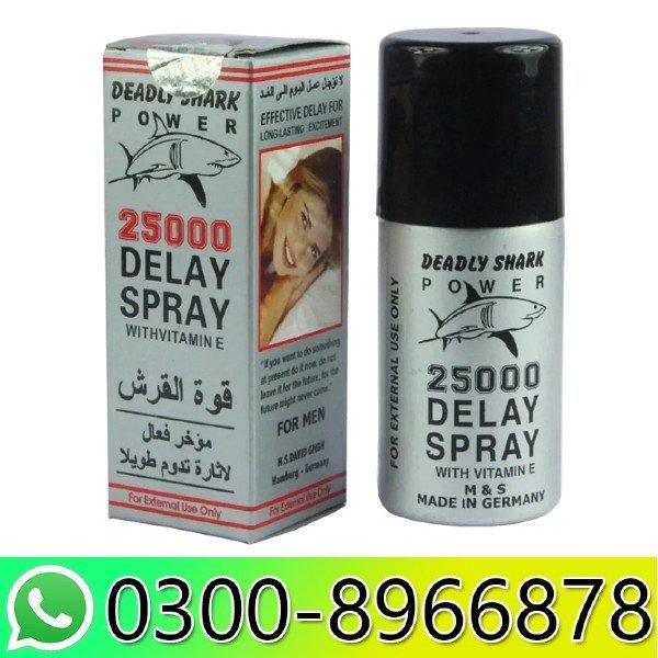 Deadly Shark Power 25000 Delay Spray In Pakistan