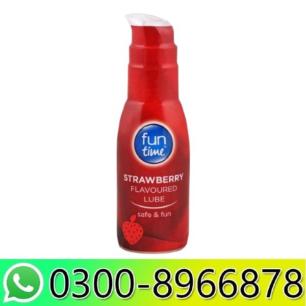 Fun Time Strawberry Flavoured Lube In Pakistan
