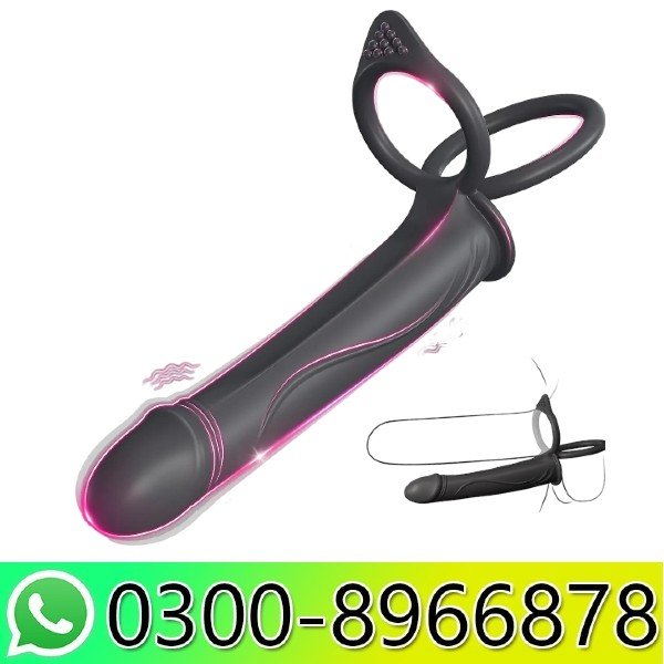 Penis Sleeve Vibrating Cock Ring Pack of 2 In Pakistan