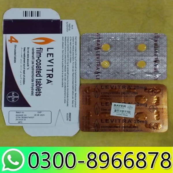 Bayer Levitra 20mg Tablets In Pakistan