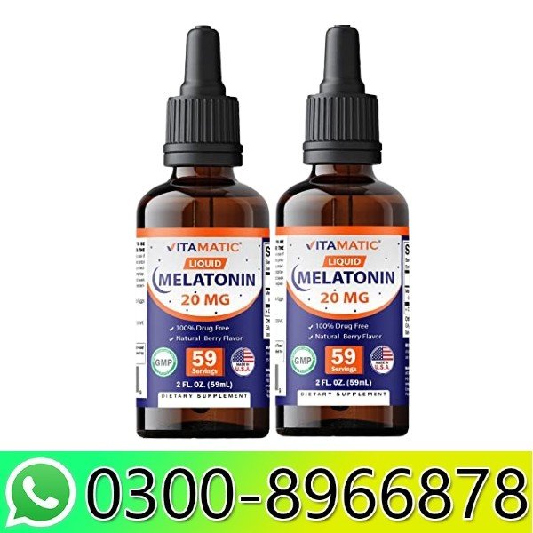 Vitamatic Melatonin 20mg Liquid Drops In Pakistan
