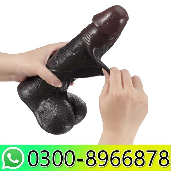 Black Huge Thick Dildo with Unique Glans 10.8 Inch in pakistan