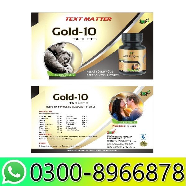 Gold-10 Tablets In Pakistan