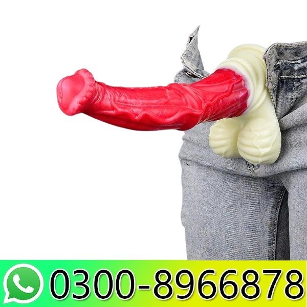 Realistic Water Spray red Horse Dildo Tube in pakistan