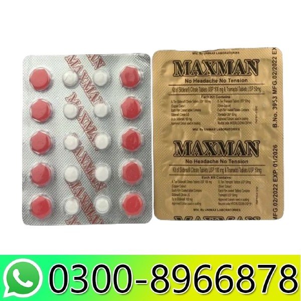 Maxman Male Sexual Tablets In Pakistan