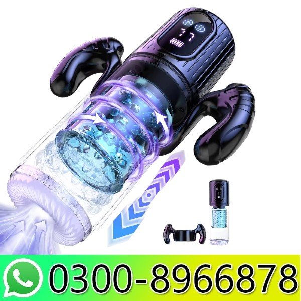 Hands Free Pocket Pussy with 12cm Blowjob Machine In pakistan