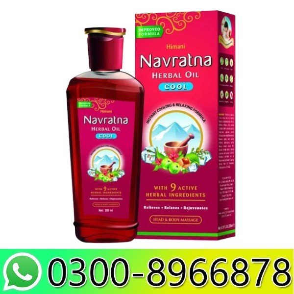 Navratna Herbal Cool Hair Oil In Pakistan
