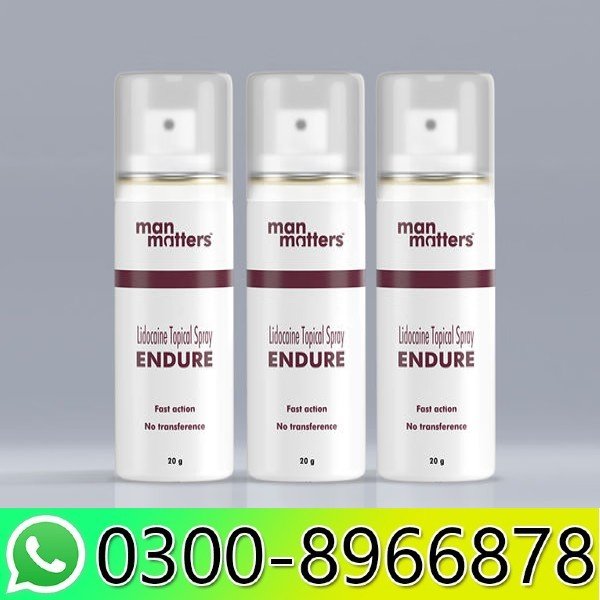 Man Matters Endure Delay Spray In Pakistan