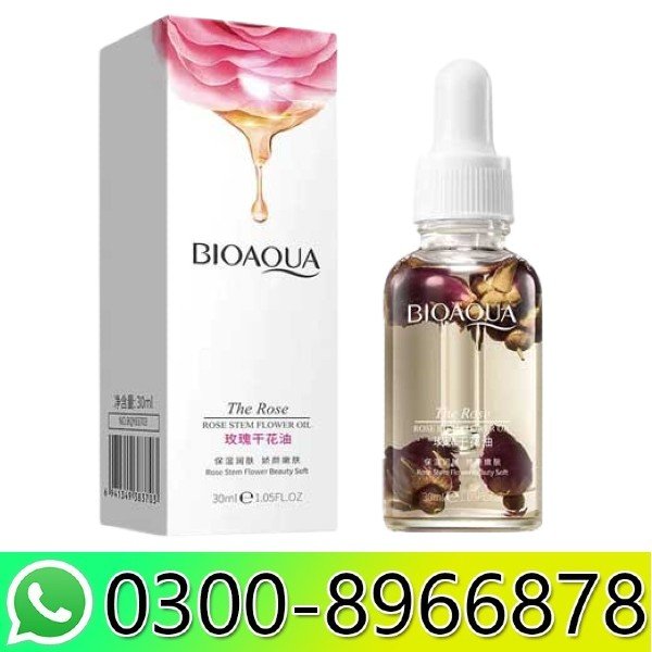 BIOAQUA Moisturizing Brightening Rose Serum Oil In Pakistan