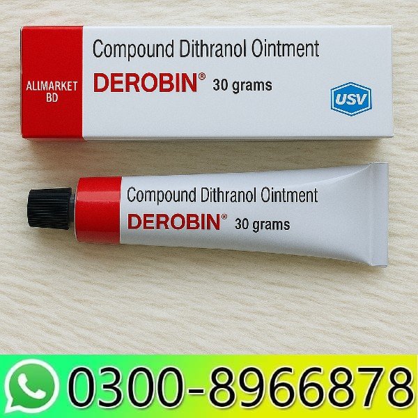 Compound Dithranol Derobin Ointment 30GM In Pakistan