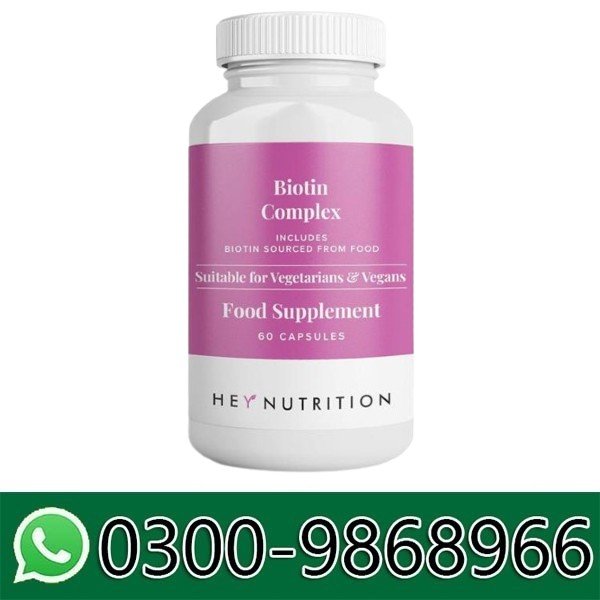 Hey Nutrition Biotin Complex – Food-Sources Biotin In Pakistan