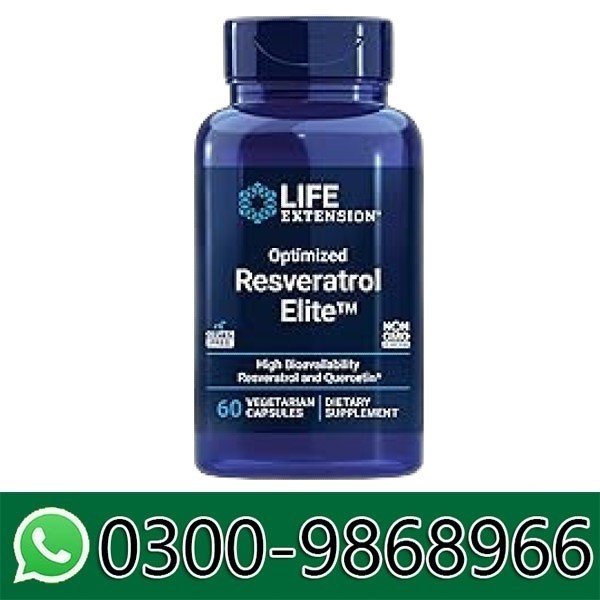 Life Extension Optimized Resveratrol Elite™ - Quercetin Capsules in Pakistan