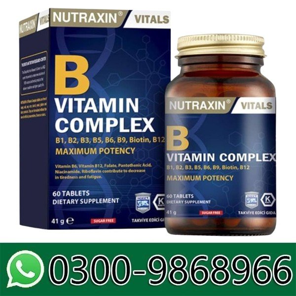 Nutraxin B Vitamin Complex - Energy & Metabolism In Pakistan