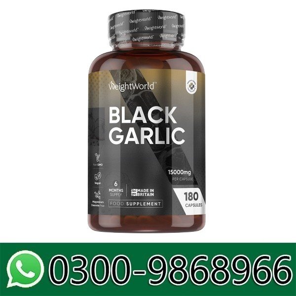 WeightWorld Black Garlic 15000mg Capsules In Pakistan