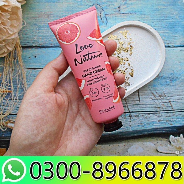 Oriflame Love Nature Refreshing Hand Cream In Pakistan