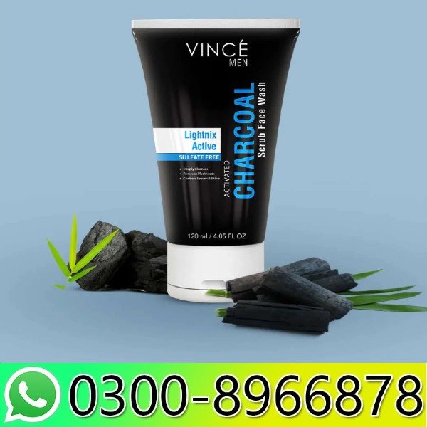 Charcoal Scrub Face Wash For Men In Pakistan