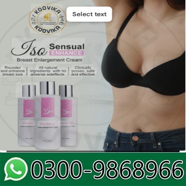 IsoSensuals Breast Enlargement Cream in Pakistan