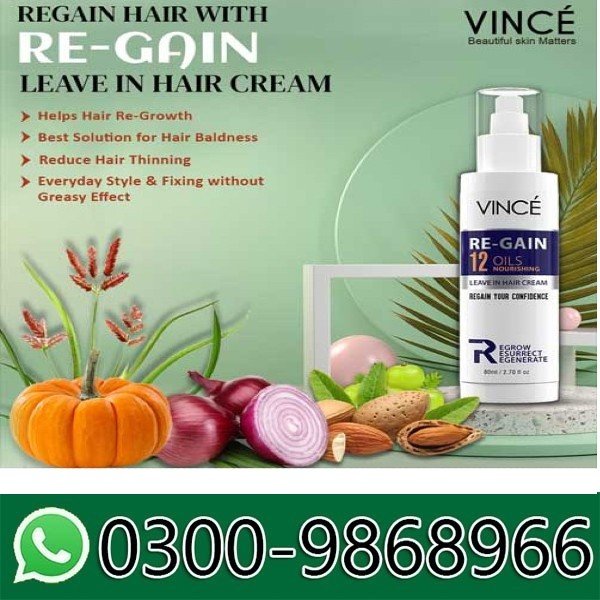 Vince Re-Gain Leave In Hair Cream In Pakistan