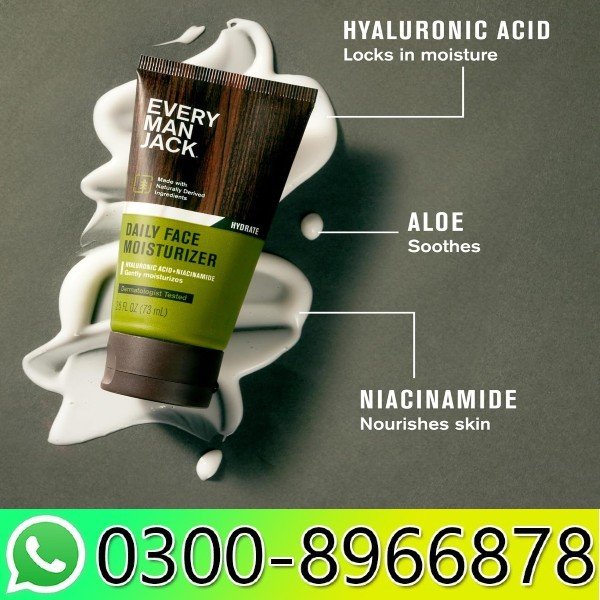 Every Man Jack Daily Face Lotion for Men In Pakistan
