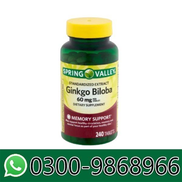 Spring Valley Ginkgo Biloba Extract in Pakistan