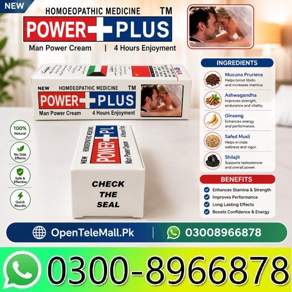 Power Plus Long Lasting Delay Cream For Men In Pakistan