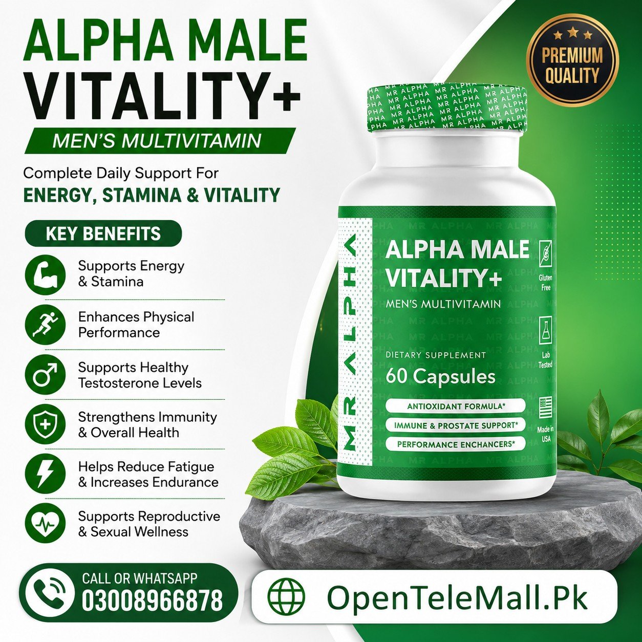 Alpha Male Vitality Plus In Pakistan