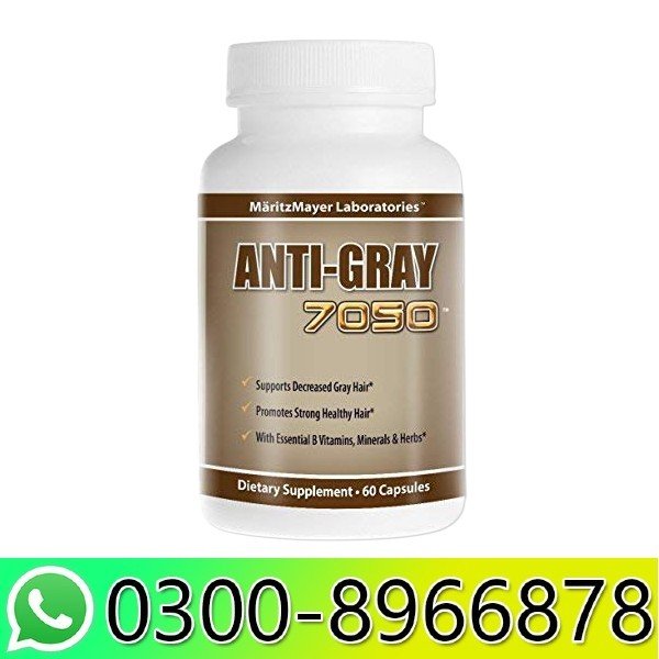 Anti-Gray 7050 Hair 60 Capsules In Pakistan