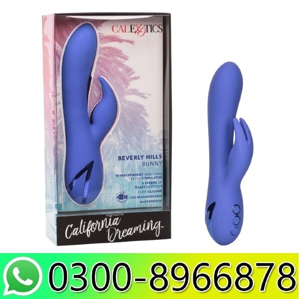 California Dreaming Santa Monica Starlet Rabbit Vibrator Teal In Pakistan