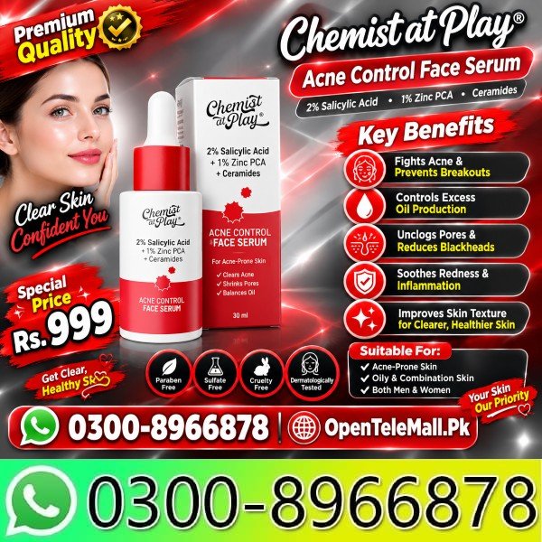 Chemist At Play 2% Salicylic Acid Oil Serum Price In Pakistan