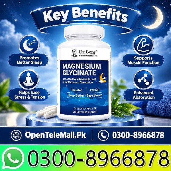 Dr Berg Magnesium Glycinate 150 Capsules Price In Pakistan