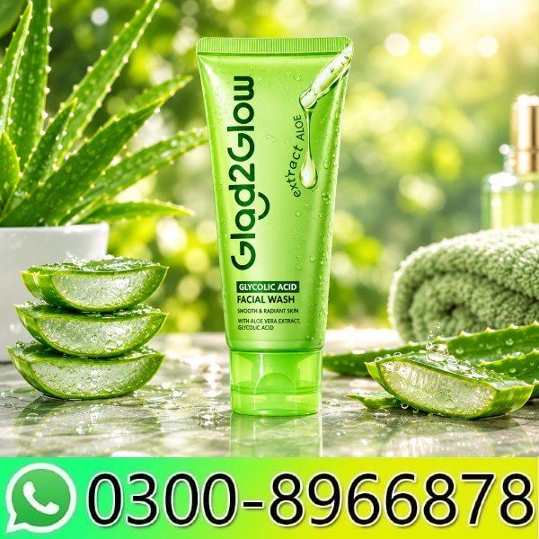 Glad2Glow Glycolic Acid Facial Wash Price In Pakistan