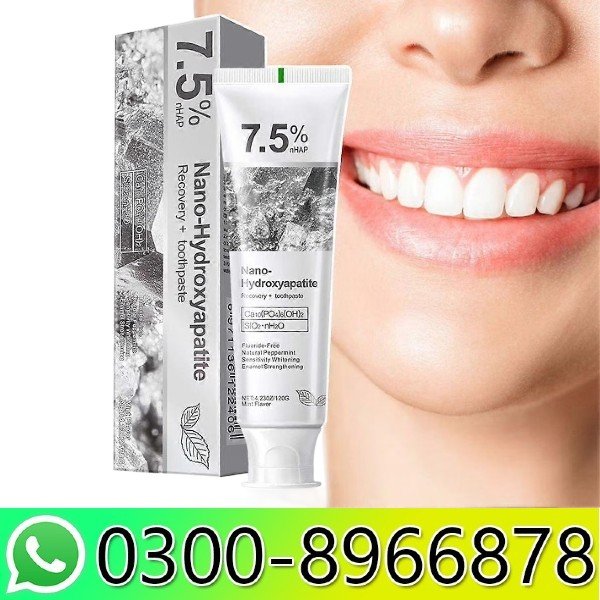 Holydeer Recovery Toothpaste 7.5%  Nano Hydroxyapatite In Pakistan