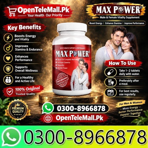 Max Power Herbal Capsule Price In Pakistan