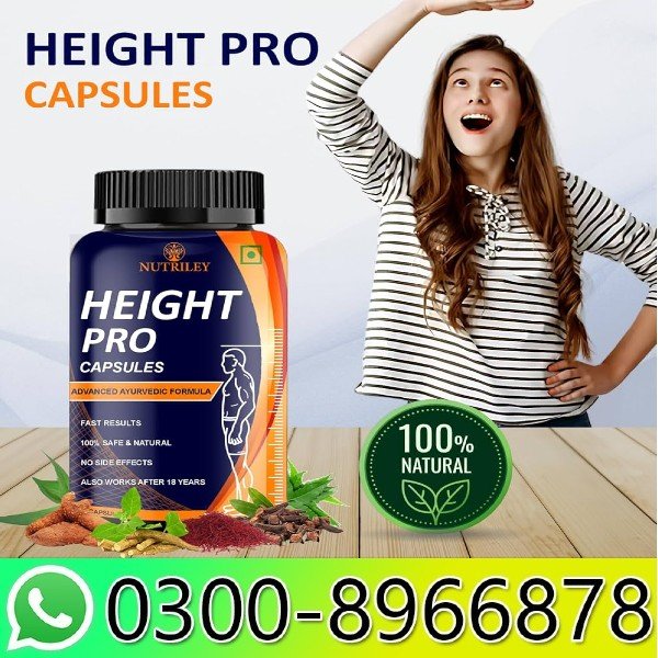 Nutriley Height Pro Capsule Price In Pakistan