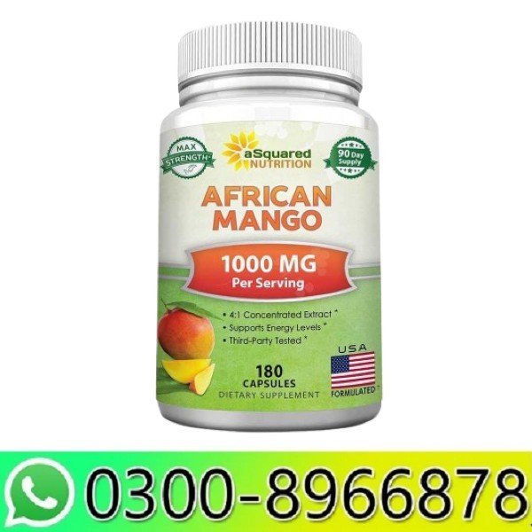 A Squared Nutrition African Mango 180 Capsules in Pakistan