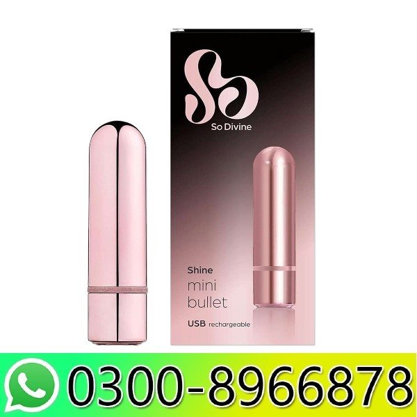 Shine Rechargeable Mini Bullet Vibrator In Pakistan