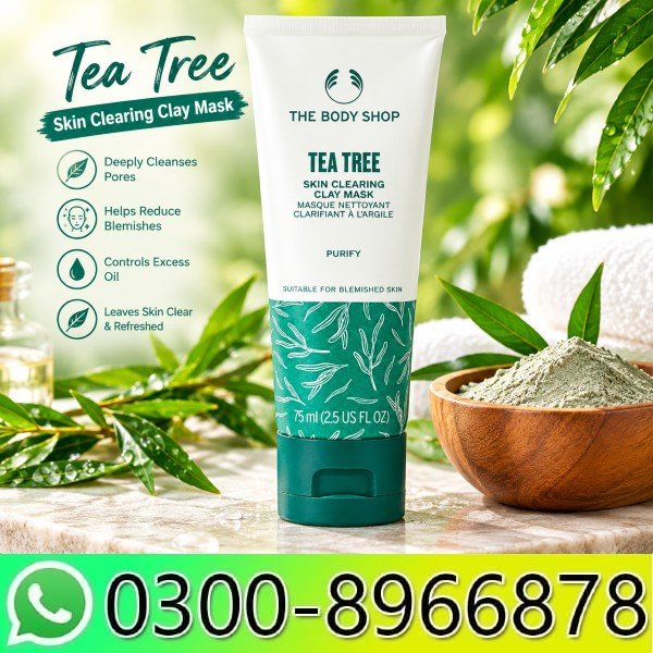 The Body Shop Tea Tree Skin Clearing Clay Mask In Pakistan