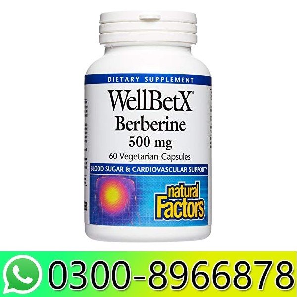 WellBetx Berberine 500mg In Pakistan